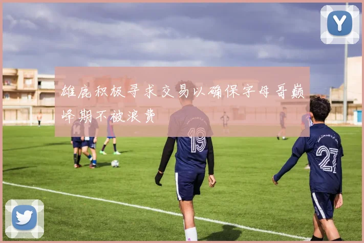 雄鹿积极寻求交易以确保字母哥巅峰期不被浪费
