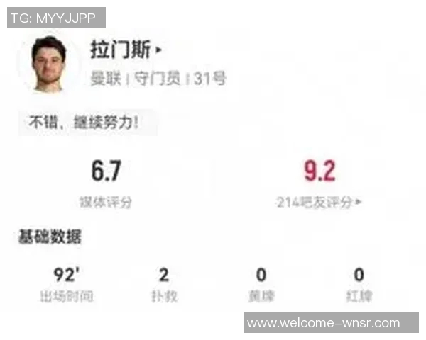 拉门斯首发后长传频率提升高空球扑救能力显著增强 拉门斯首发后长传频率提升高空球扑救能力显著增强